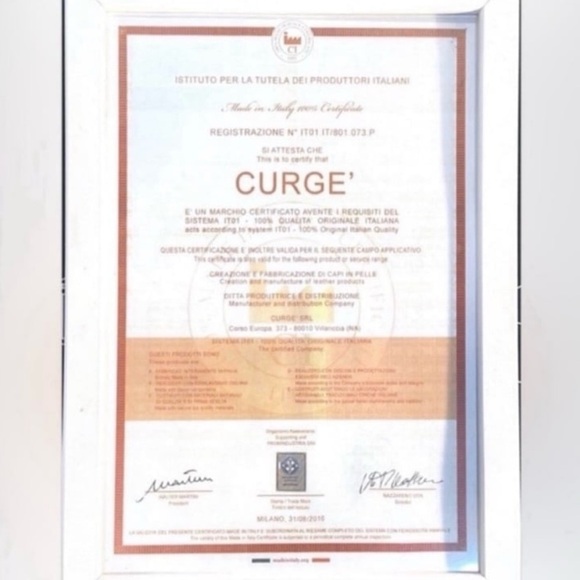 Italian Black Leather Zip Up Jacket Made by CURGÈ size‎ Women’s XL EU 50 NWT W2 - Picture 8 of 8